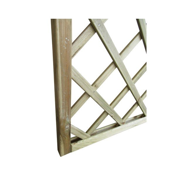 Záhradná dekoratívna mriežka z borovicového dreva Crido Consulting Arched Pine-image-2