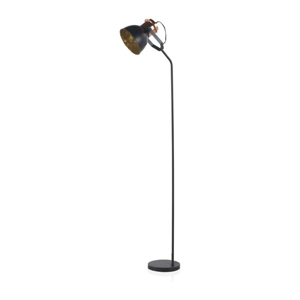 Čierna stojacia lampa Geese, výška 1,5 m