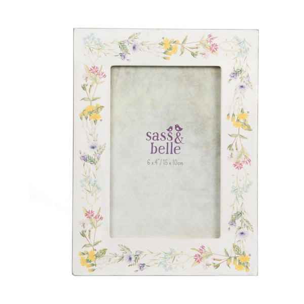 Biely rámik na fotografie Sass & Belle Wildflower