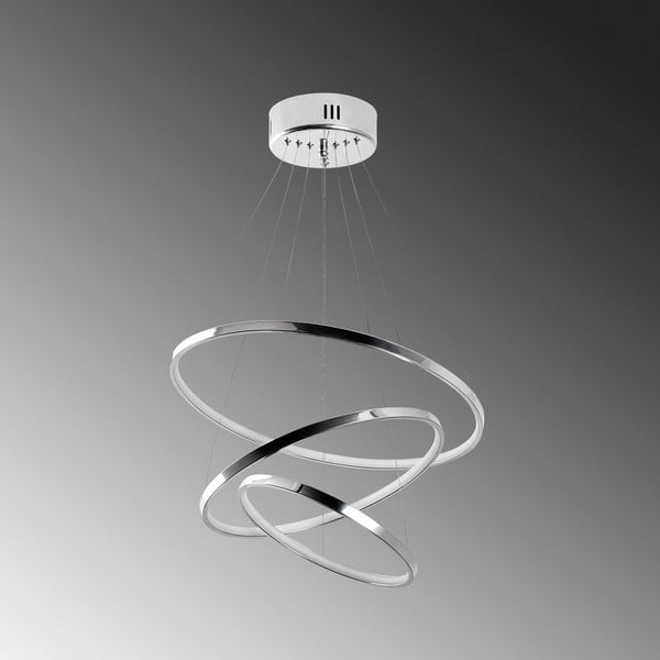 LED závesné svietidlo v striebornej farbe ø 50 cm Simit – Opviq lights-image-3