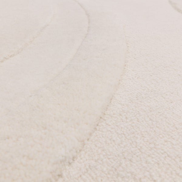 Biely vlnený koberec 200x290 cm Olsen – Asiatic Carpets-image-3