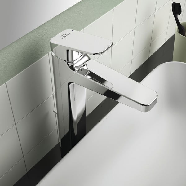 Umývadlová batéria v lesklo striebornej farbe Ceraplan – Ideal Standard-image-3