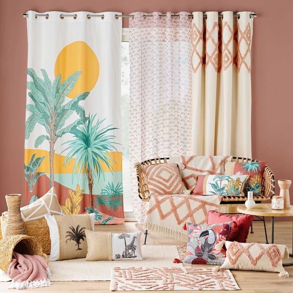 Ružovo-krémový prateľný koberec 60x90 cm Athena – douceur d'intérieur-image-1