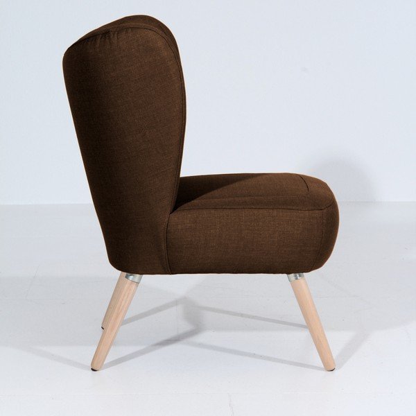 Tmavohnedé kreslo Max Winzer Sari-image-1