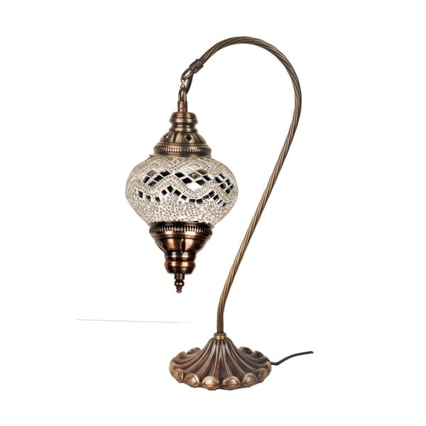 Sklenená ručne vyrobená lampa Fishing Doreen, ⌀ 13 cm