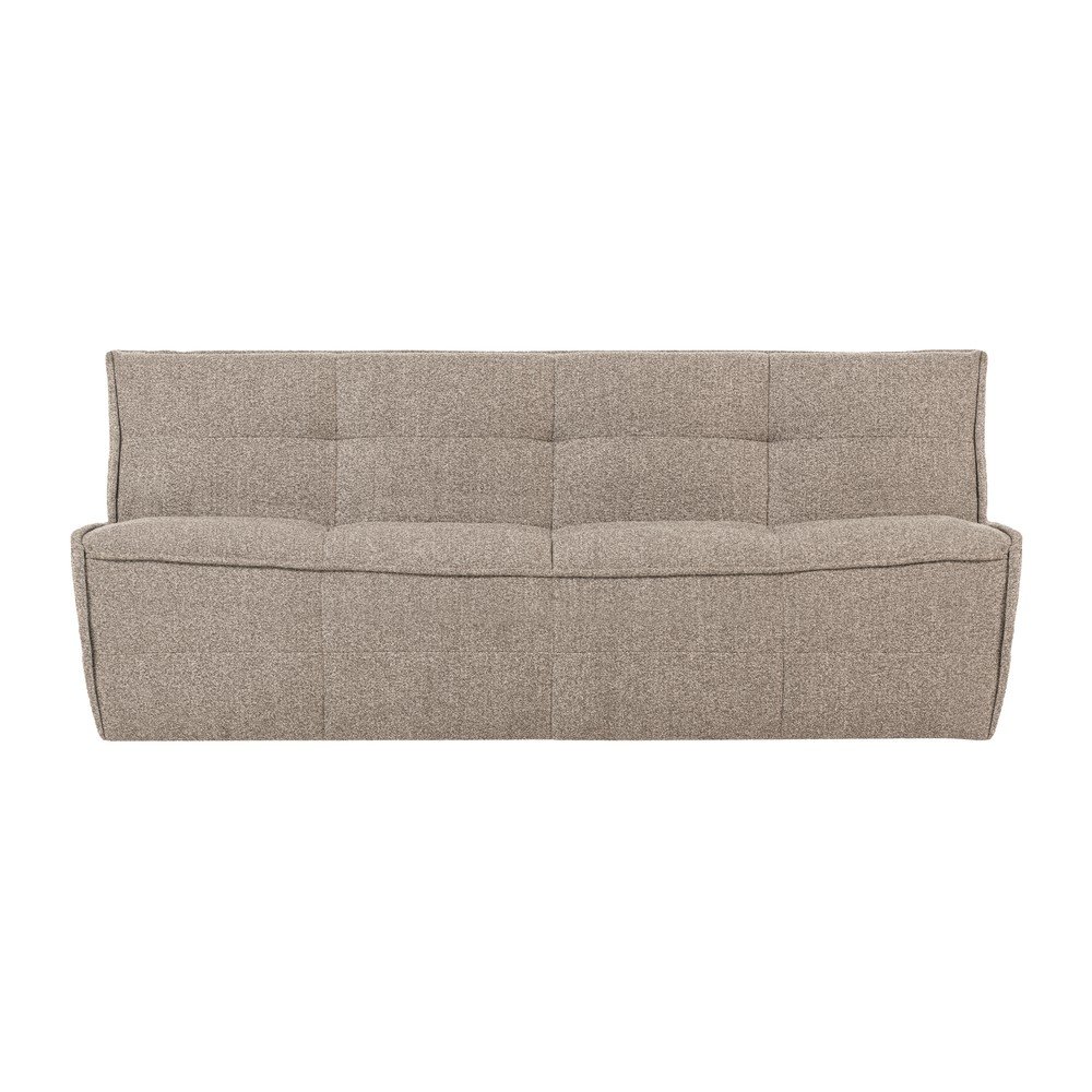 Taupe pohovka z textílie buklé 204 cm Cluster – vtwonen