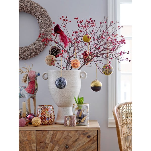 Sklenené vianočné ozdoby v súprave 2 ks Petri – Bloomingville-image-2