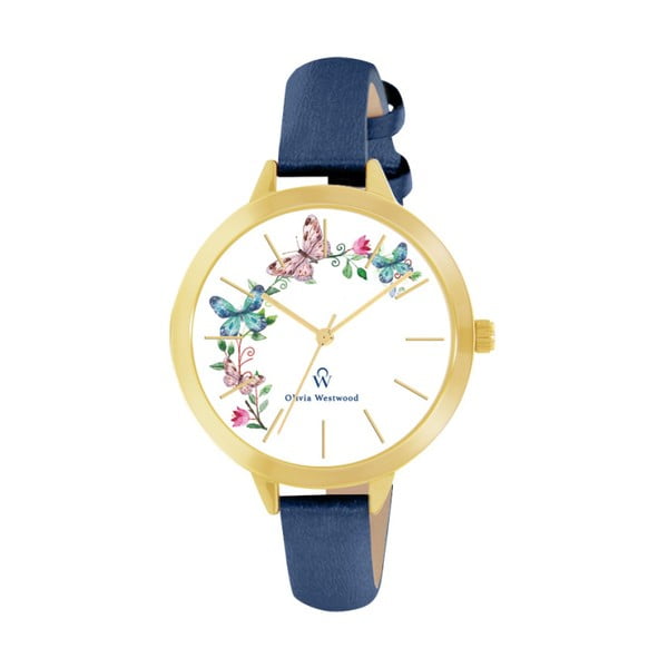 Dámske hodinky s remienkom v modrej farbe Olivia Westwood Mahula