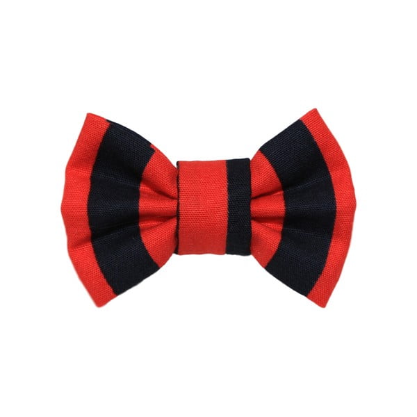 Červeno-čierny charitatívny psí motýlik Funky Dog Bow Ties, veľ. L