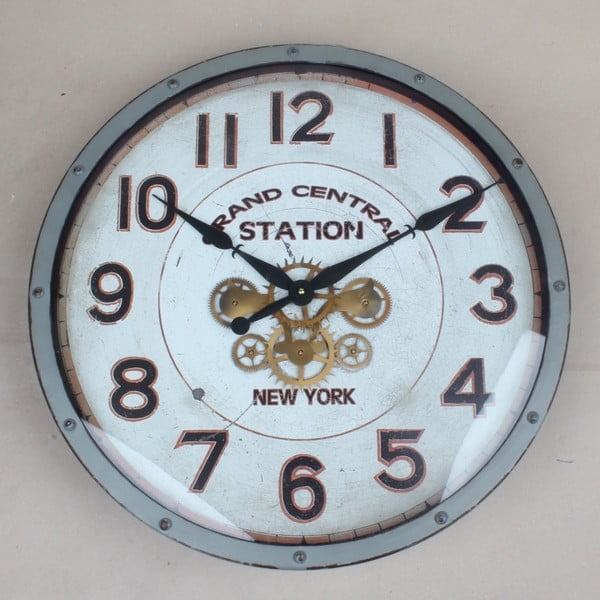 Nástenné kovové hodiny Dakls Station