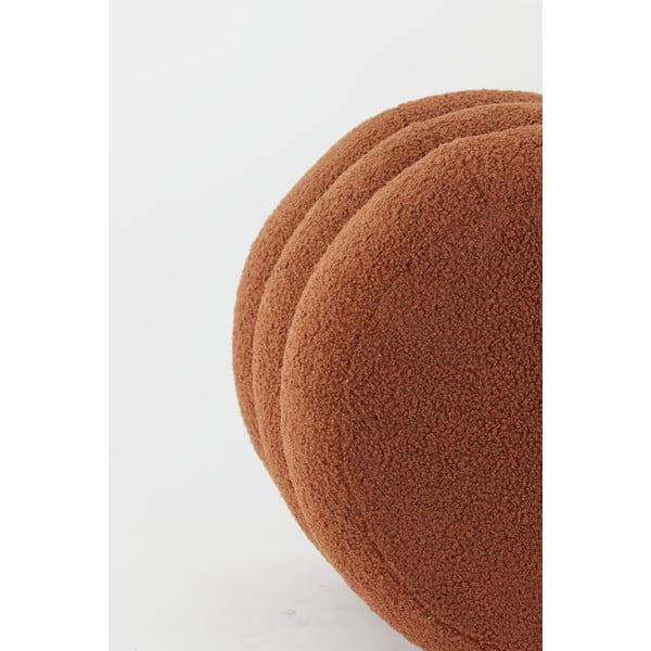 Oranžový taburet z textílie buklé Kimi – Light & Living-image-4