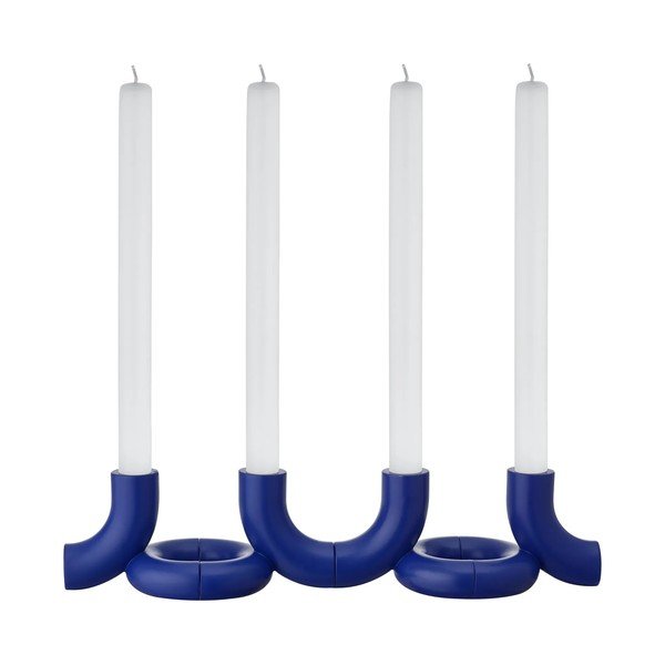 Polyresinové svietniky v súprave 2 ks Doodle – Blomus-image-4