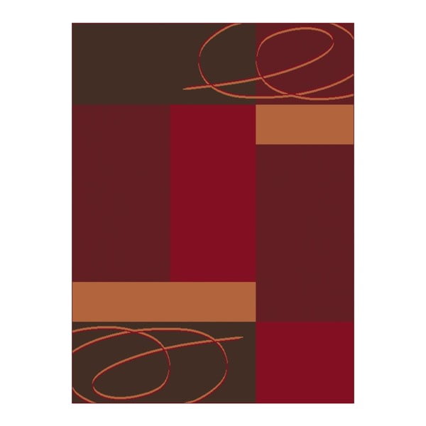 Červený koberec Hanse Home Prime Pile, 60 x 110 cm