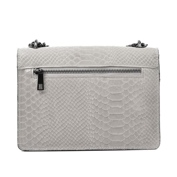 Béžová kožená listová kabelka Renata Corsi Fiona-image-1