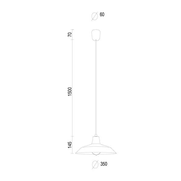 Biele stropné svietidlo Bulb Attack Cinco-image-4