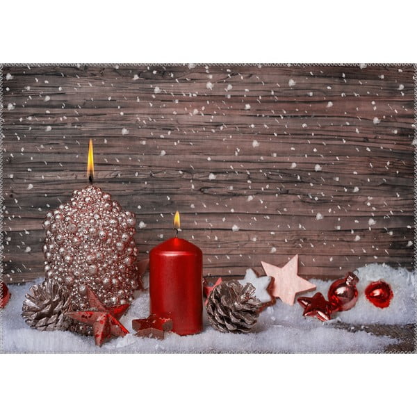 Koberec Vitaus vianočné obdobie Útulný dekor, 50 x 80 cm
