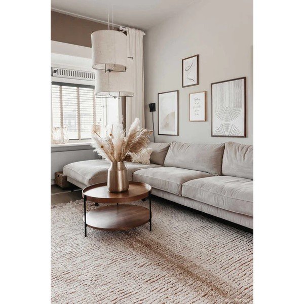 Bavlnený koberec v béžovo-tehlovej farbe 140x200 cm Duetto Toffee – Lorena Canals-image-4