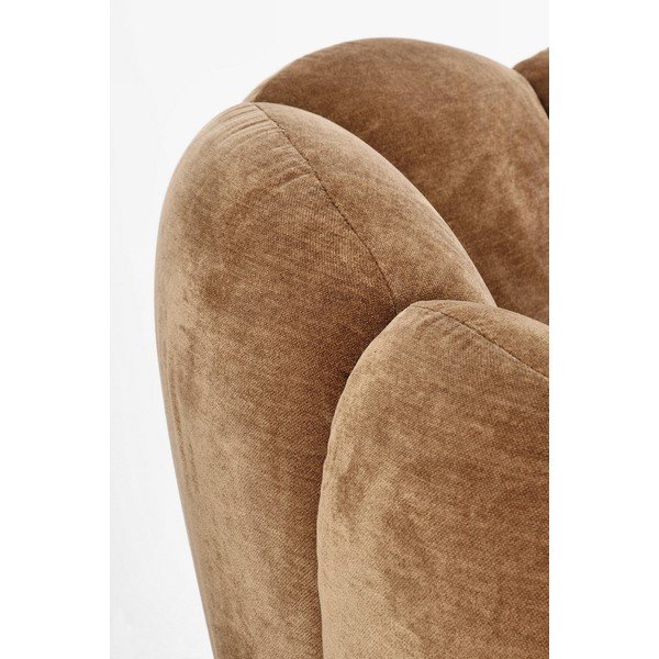 Hnedé kreslo Tulip – Bizzotto-image-1