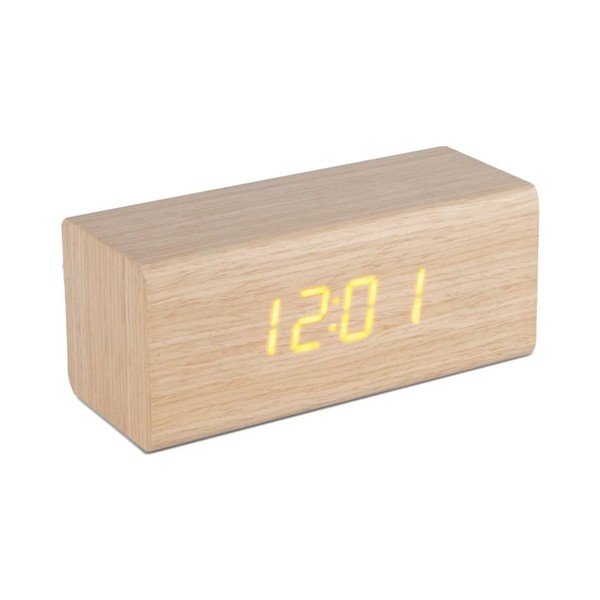 Digitálny stolný budík Timber – Balvi