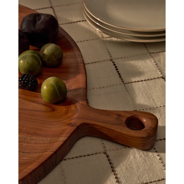 Servírovacia drevená doštička ø 50 cm Eitene – Kave Home-image-2