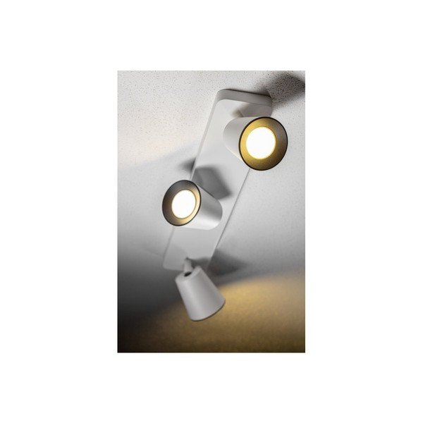 Biele stropné svietidlo s kovovým tienidlom 9x53 cm Elli – GTV-image-1