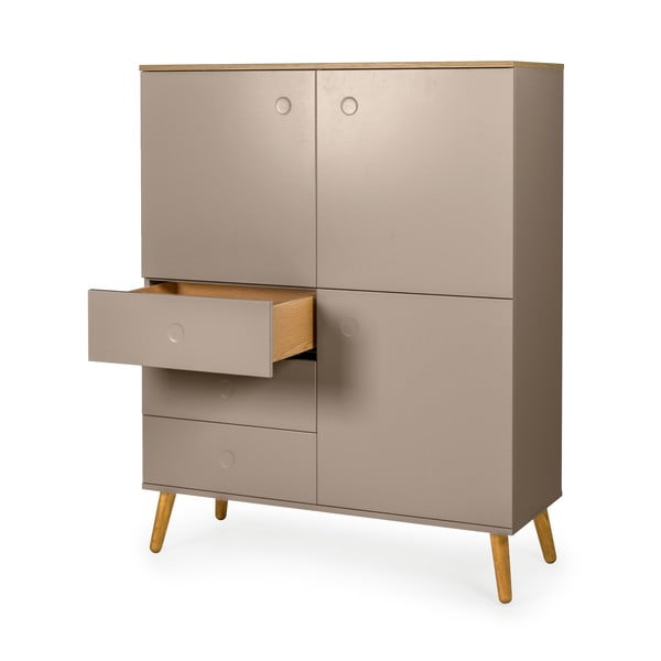 Hnedá komoda Tenzo Dot, 109 x 137 cm-image-3