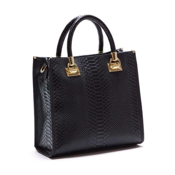 Kožená kabelka Luisa Vannini 8032 Nero-image-2