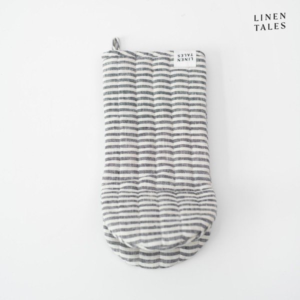 Ľanová chňapka Thin Black Stripes – Linen Tales-image-2