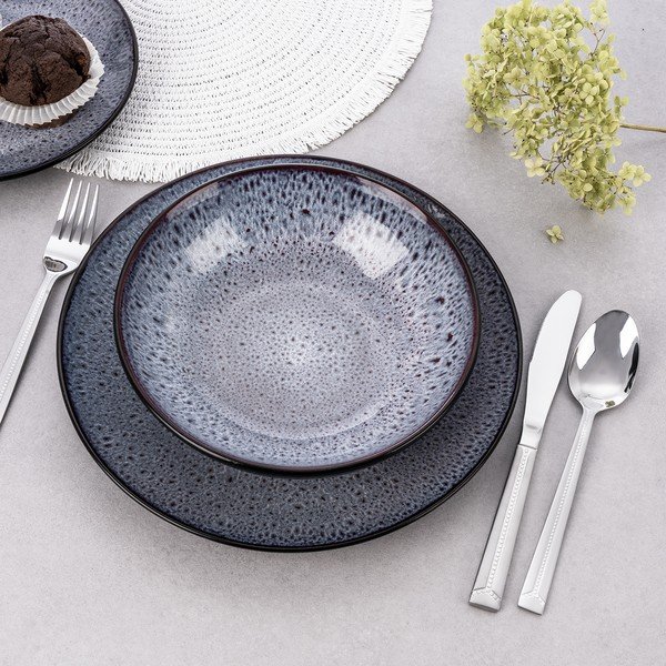 Antikoro príbor 24 ks v striebornej farbe Bright – Orion-image-4