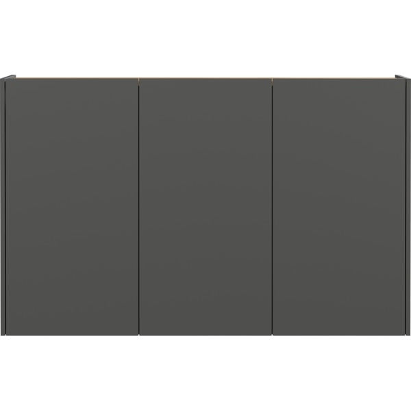 Antracitová závesná skrinka v dekore duba 138x87x25 cm Libbiano – Germania-image-2