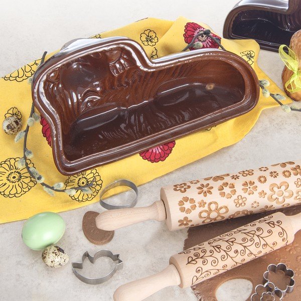 Keramická forma na pečenie barančeka 10x34 cm Beránek – Orion-image-1