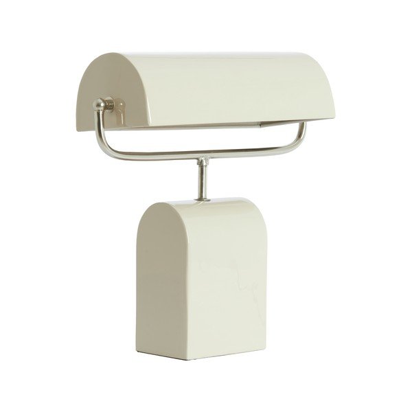 Krémovobiela kovová stolová lampa (výška  38 cm) Cardona – Light & Living