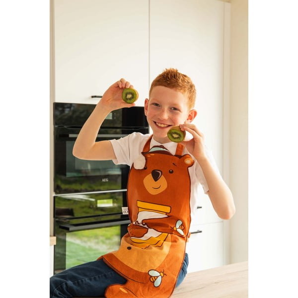 Detská zástera z recyklovanej bavlny Honey - Tiseco Home Studio-image-1