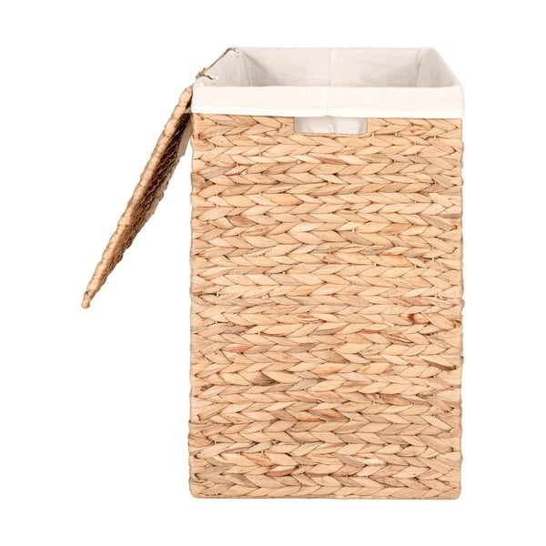 Kôš na bielizeň z vodného hyacintu v prírodnej farbe Passo – House Nordic-image-3