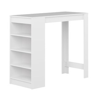 Biely barový stôl 115x50 cm Aravis - TemaHome France