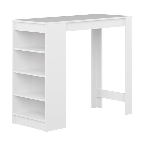 Biely barový stôl 115x50 cm Aravis - TemaHome 