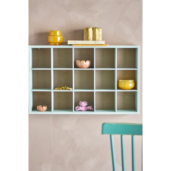 Svetlozelená poschodová polica z jedľového dreva 67 cm Preston – Bloomingville-image-1