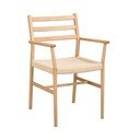 Jedálenská stolička v prírodnej farbe Harlan – Rowico