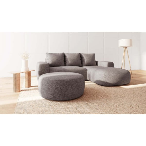 Sivý taburet Feiro – MESONICA-image-1