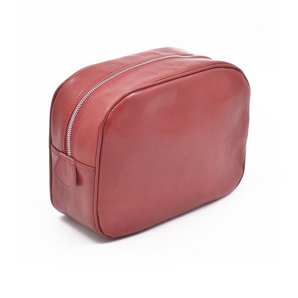 Kožená kozmetická taška Ferruccio Laconi Red-image-2