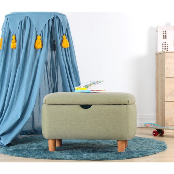 Svetlozelený detský puf Moouv – Artie-image-4