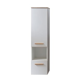 Biela vysoká závesná kúpeľňová skrinka 30x123 cm Set 931 - Pelipal