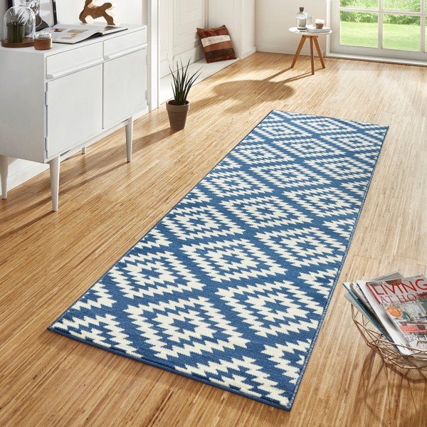 Modrý koberec behúne 80x350 cm Nordic – Hanse Home-image-1