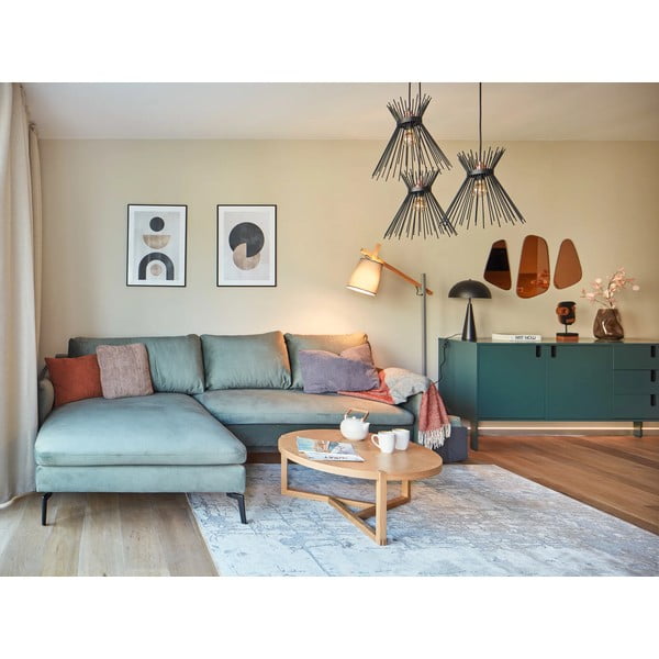 Béžový koberec z viskózy Universal Margot Azul, 200 x 300 cm-image-1