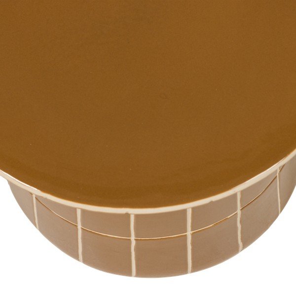 Keramický okrúhly odkladací stolík ø 38 cm Plu – WOOOD-image-3