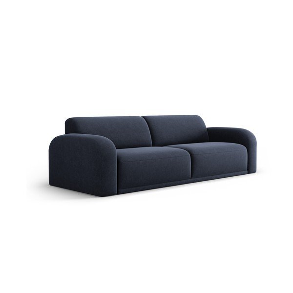 Tmavomodrá zamatová pohovka 242 cm Erin – Micadoni Home-image-2