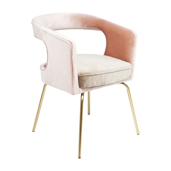 Ružová stolička Kare Design Rimini