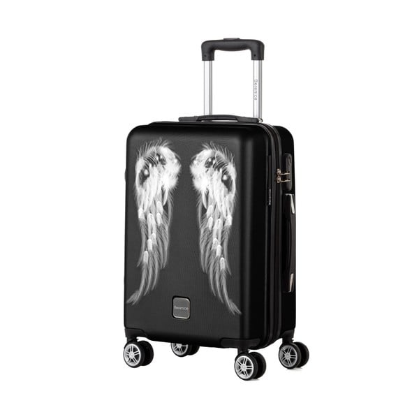 Čierny cestovný kufor Berenice Wings, 44 l