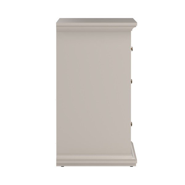 Krémovobiela komoda 96x87x49 cm Paris – Tvilum-image-4