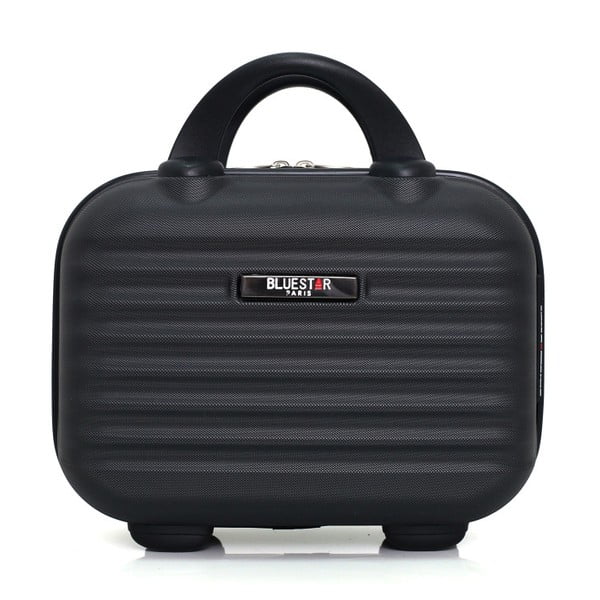 Set čierneho cetovného kufra na kolieskach a menšieho príručného kufra Bluestar Marro-image-3